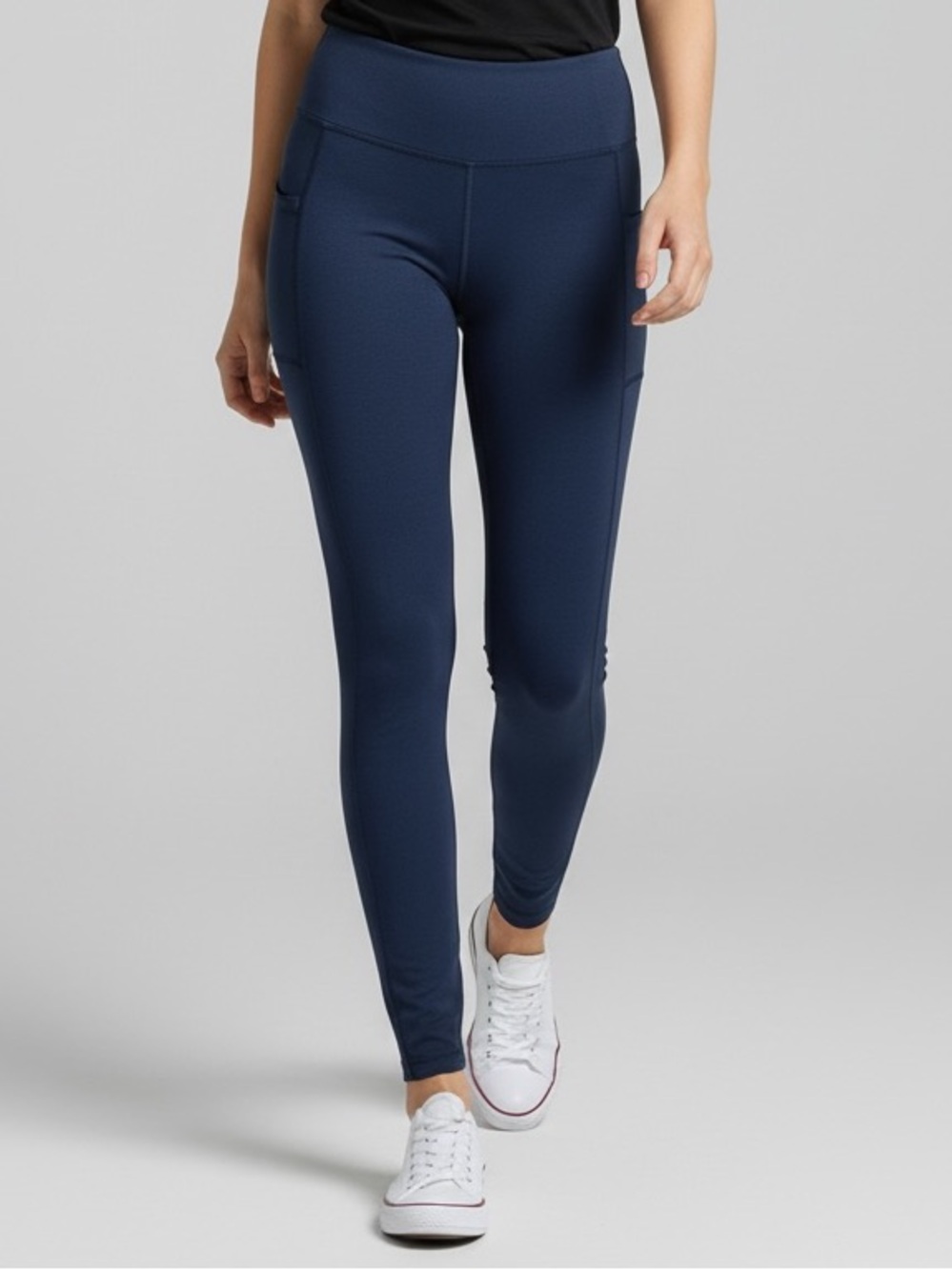 CHAMPION active blue leggings size M